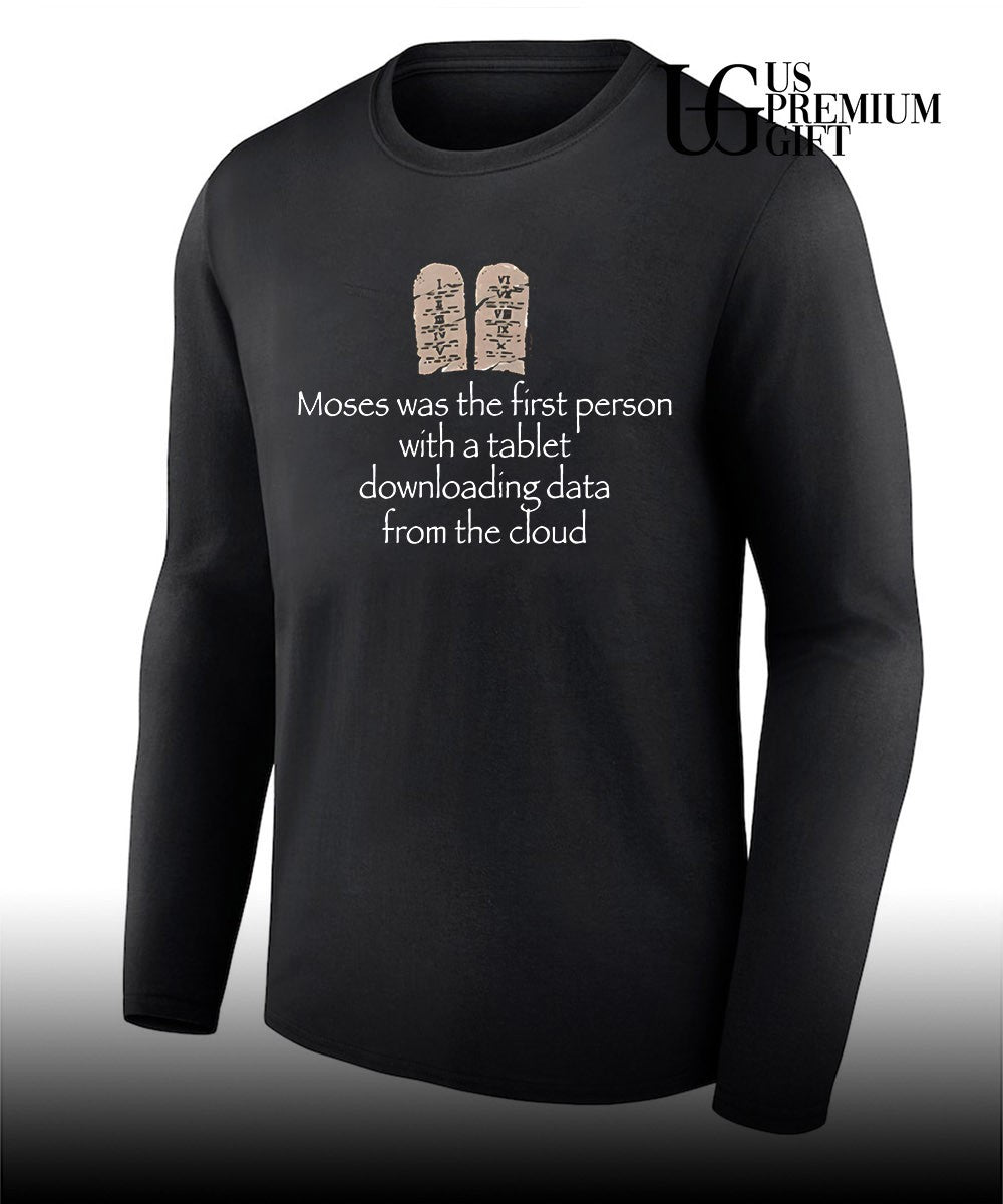 Joe Weisenthal Moses First Person Tablet shirt