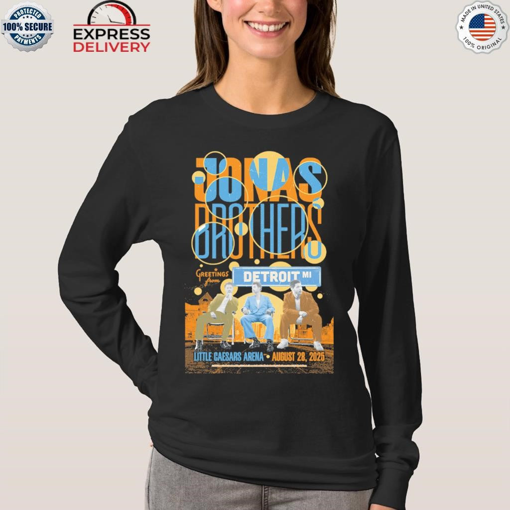 Jonas Brothers Detroit, MI Aug 28, 2025 Shirt