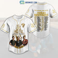 Jonas Brothers Five Albums One Night White Design Baseball Jersey