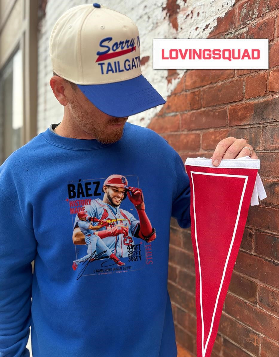Joshua Báez St Louis Cardinals History Made Signature shirt