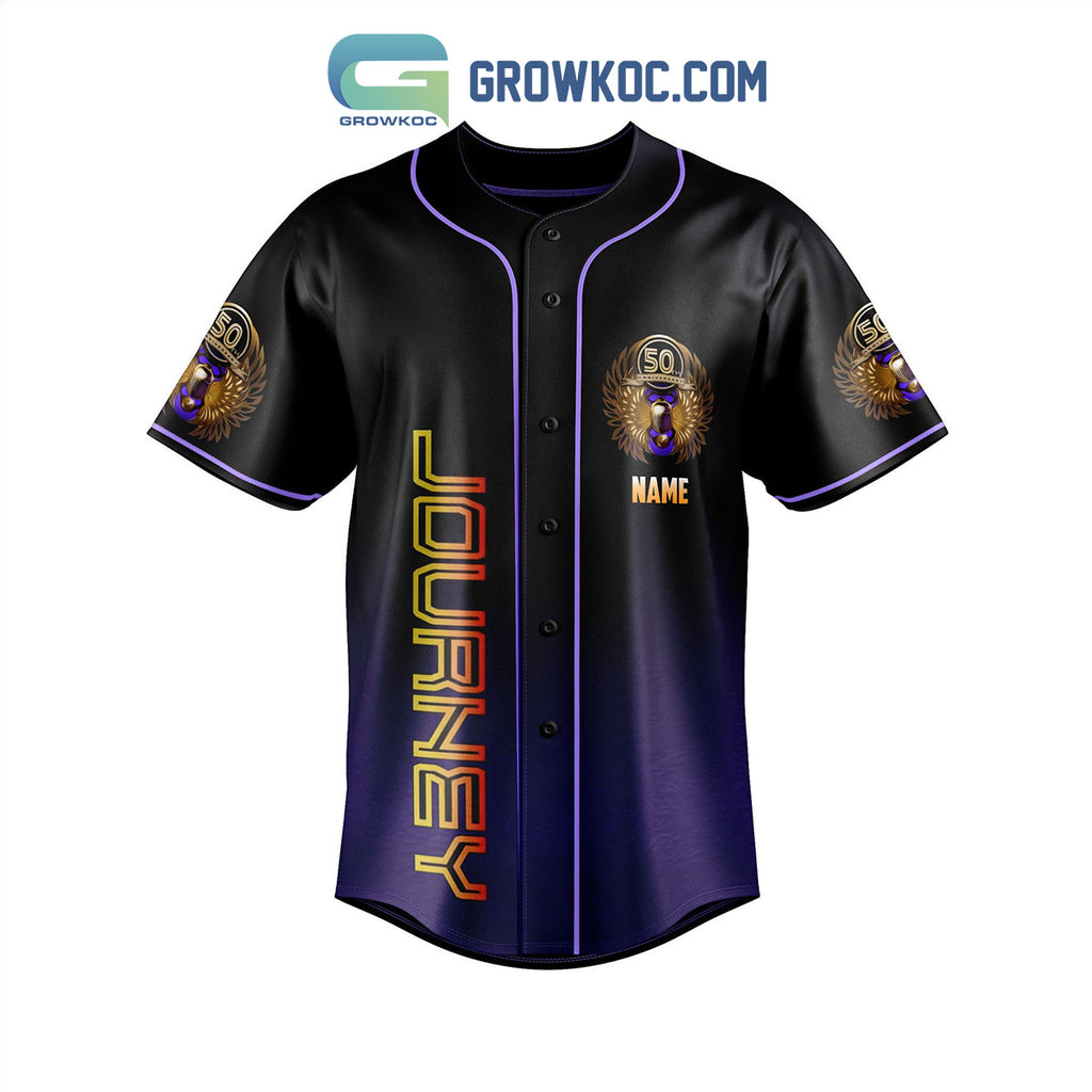 Journey 50th Anniversary Freedom Tour Baseball Jersey