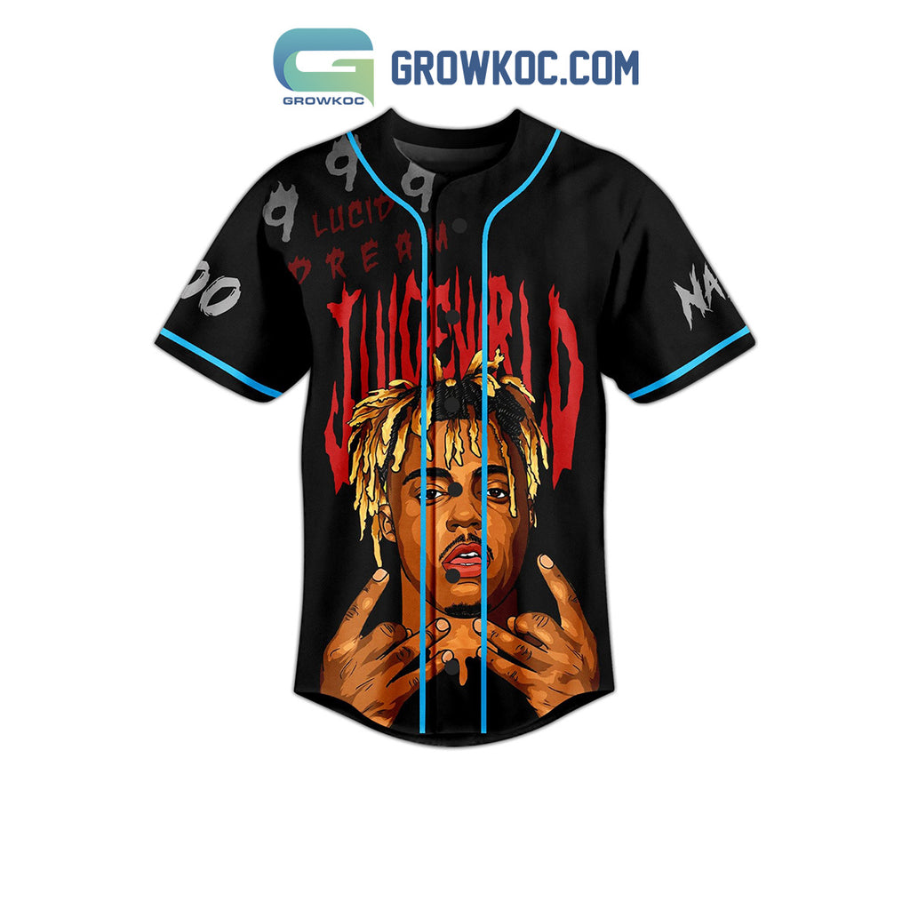 Juice WRLD Who Knew Evil Girls Had The Prettiest Face Personalized Baseball Jersey