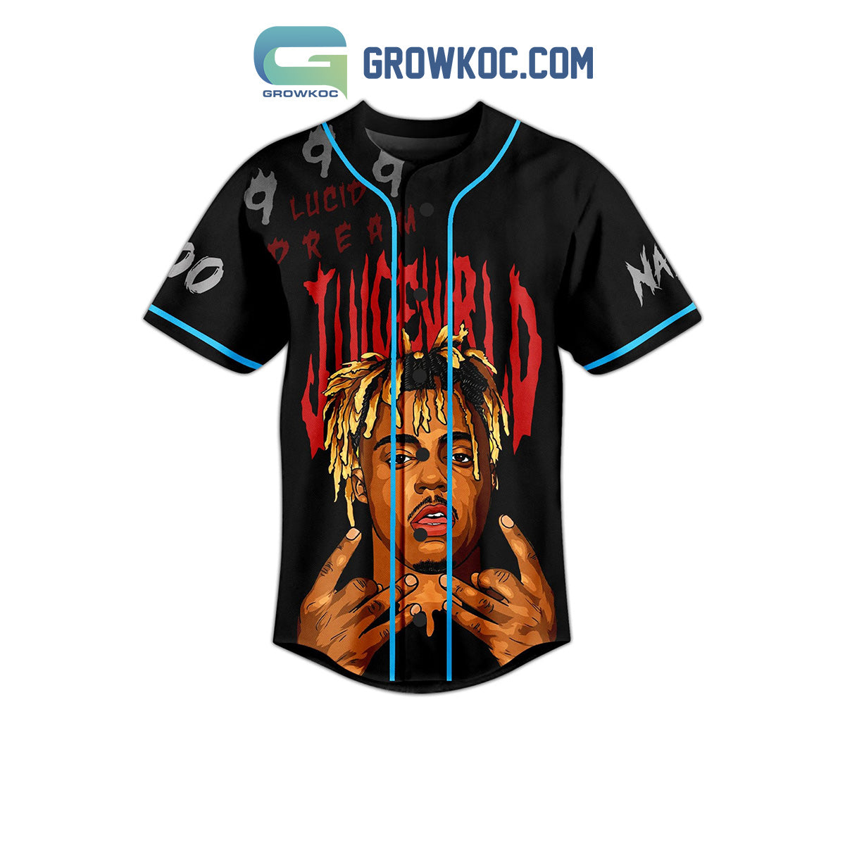 Juice WRLD Who Knew Evil Girls Had The Prettiest Face Personalized Baseball Jersey