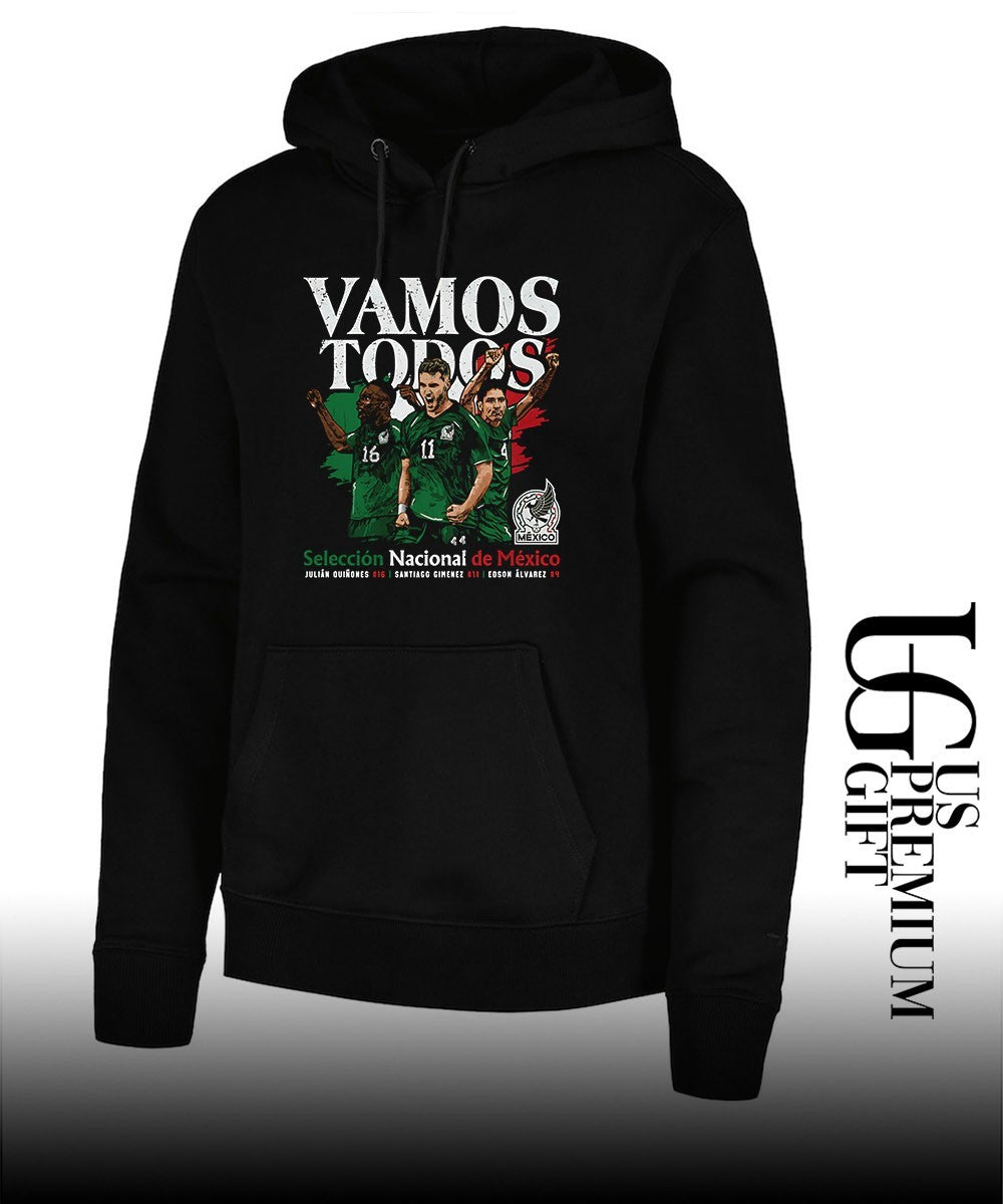 Julian Quinones Santiago Gimenez Edson Alvarez Mexico Soccer Team Vamos Todos 2026 shirt