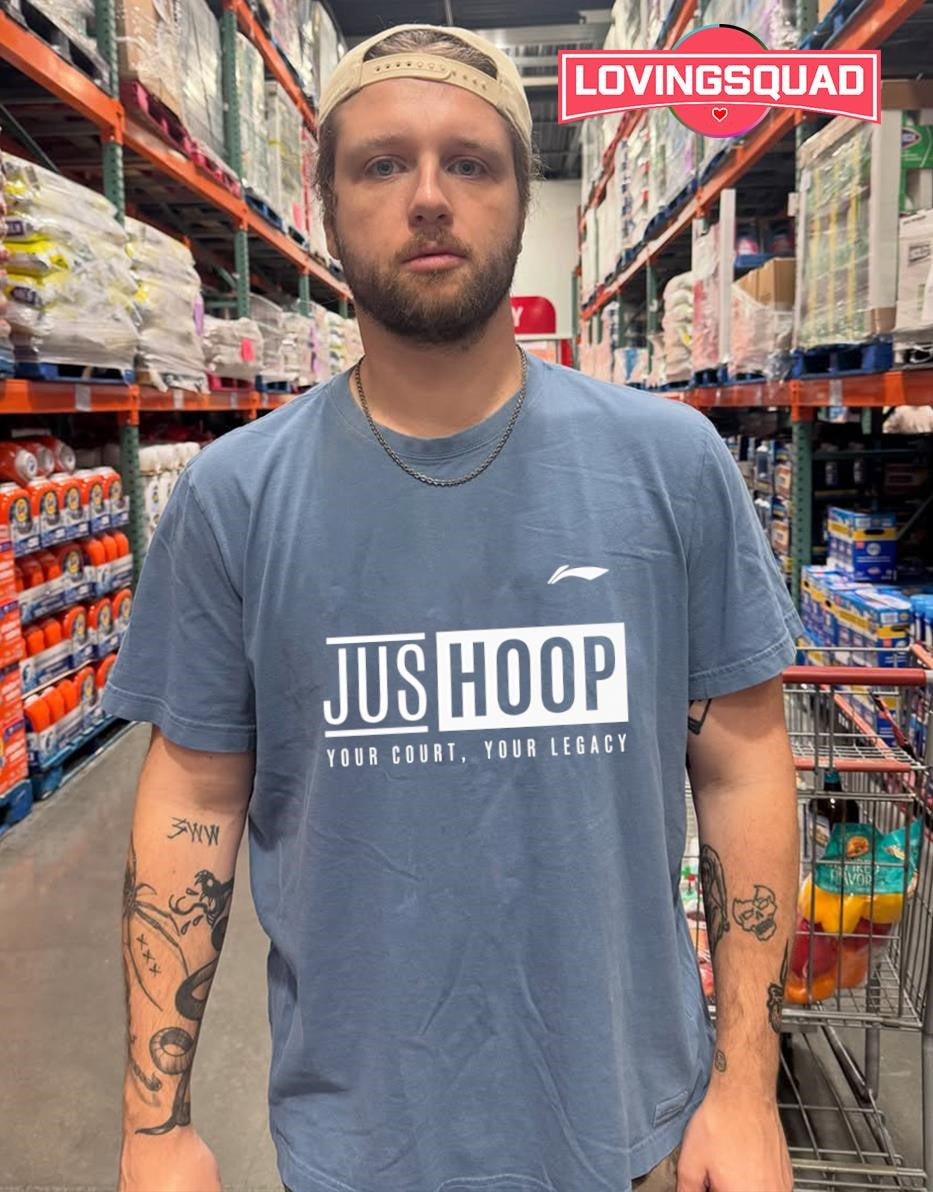 JusHoop x Li-Ning basketball Your Court Your Legacy T-shirt