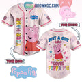 Just A Girl Who Loves Peppa Pig Personalized Baseball Jersey