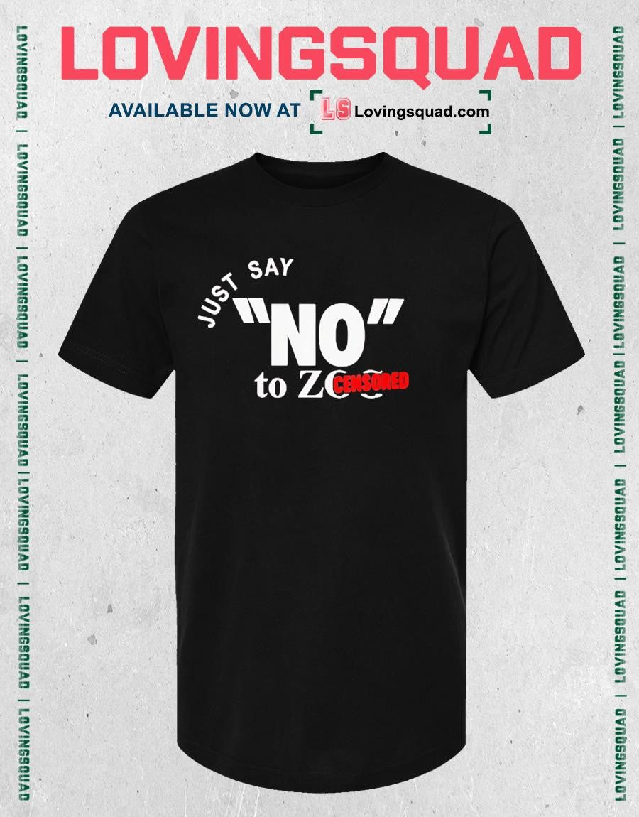 Just Say No To Censored T-shirt