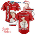 Justin Bieber I’mma Be Under The Mistletoe Christmas Personalized Baseball Jersey