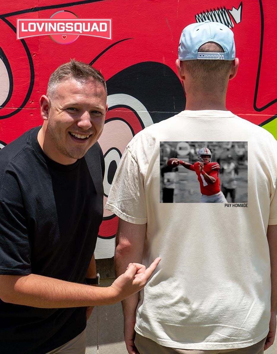 Justin Fields Pay Homage Retro T-shirt