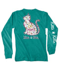 CAT MOM PATTERN KITTIE, ADULT LS