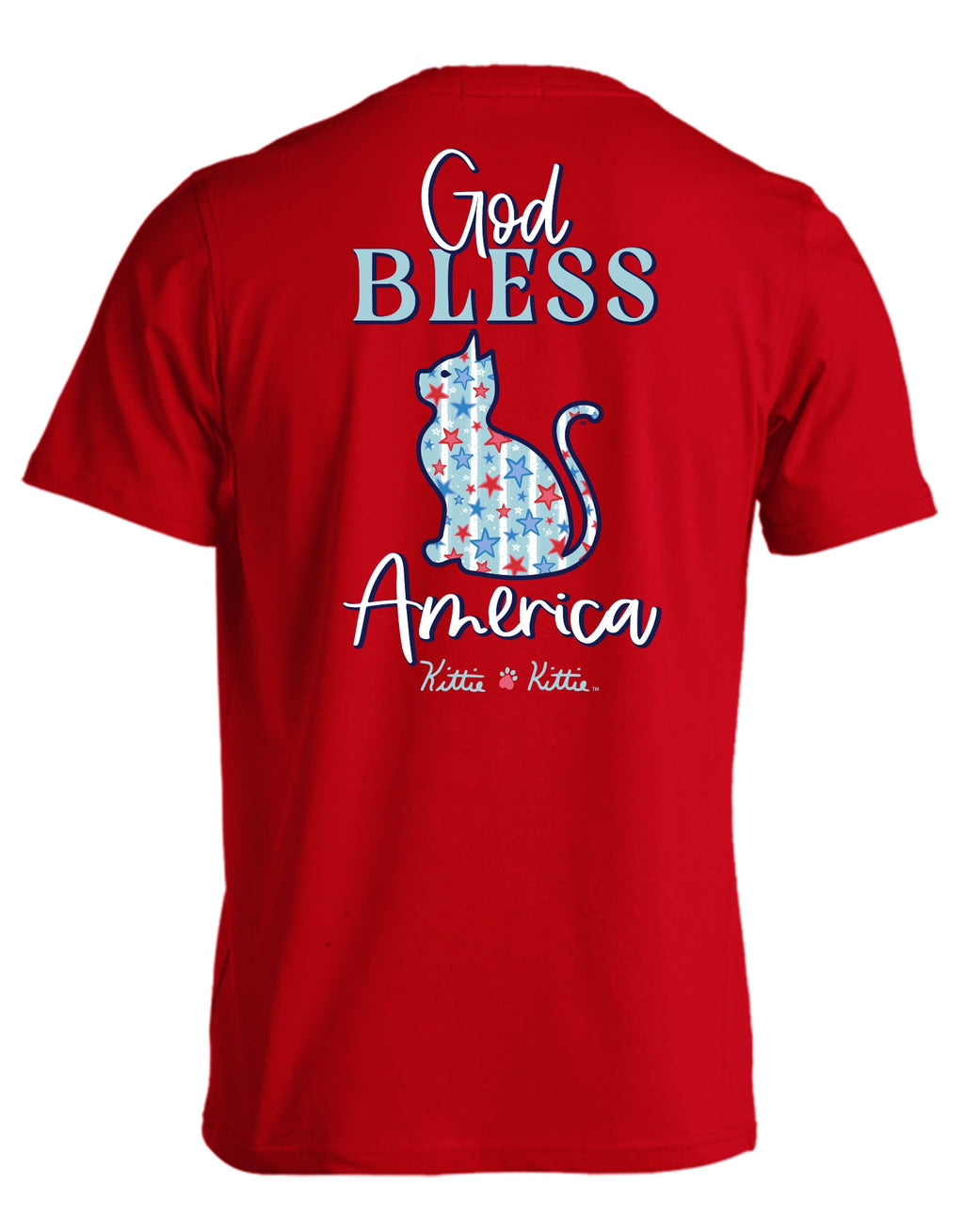 GOD BLESS AMERICA KITTIE