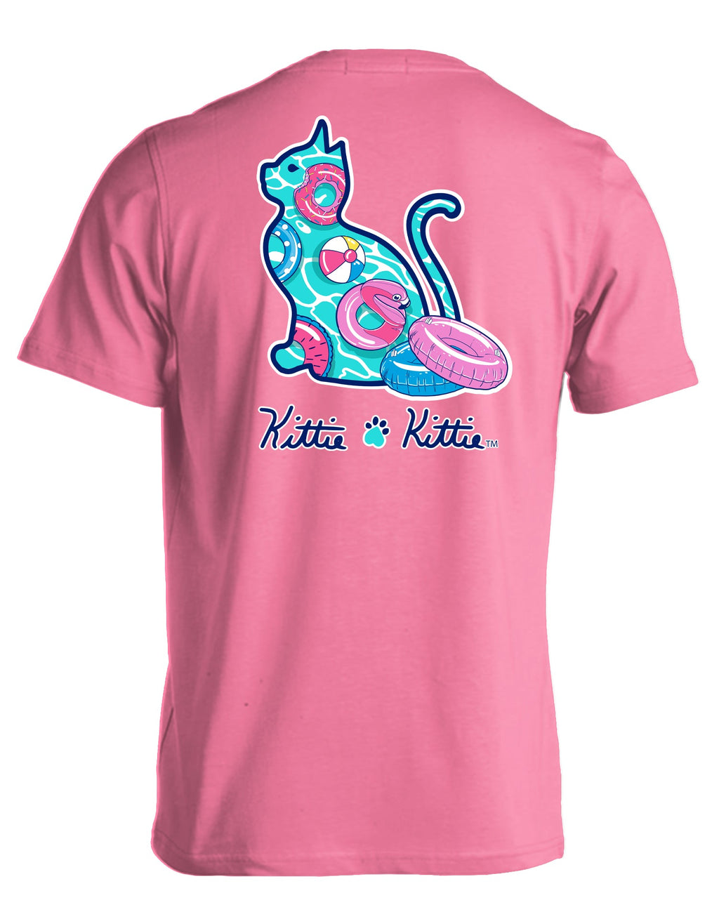 POOL FLOAT PATTERN KITTIE