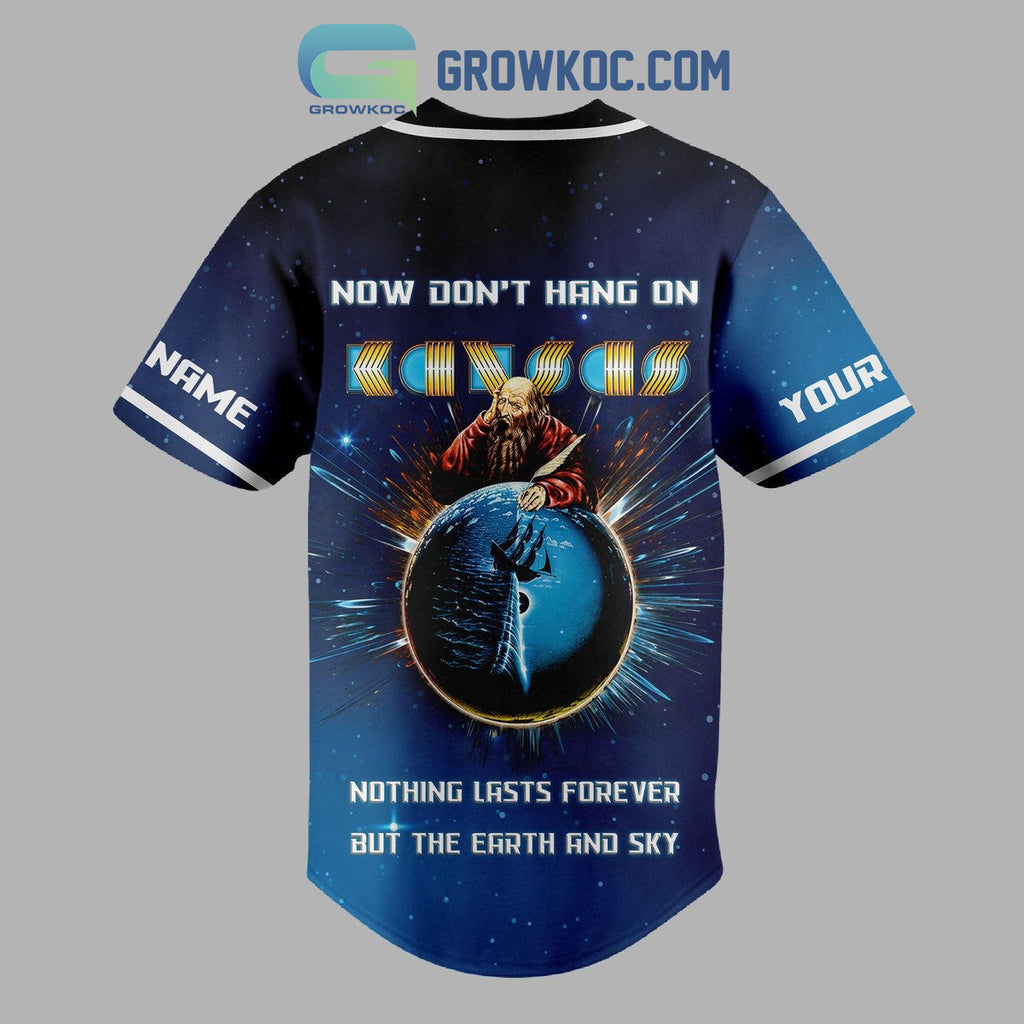 Kansas Another Fork In The Road 50th Anniversary Tour Personalized Baseball Jersey