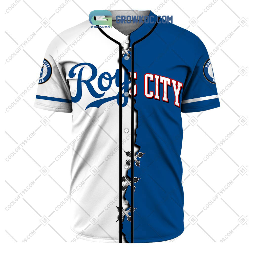 Kansas City Royals MLB Personalized Mix Baseball Jersey
