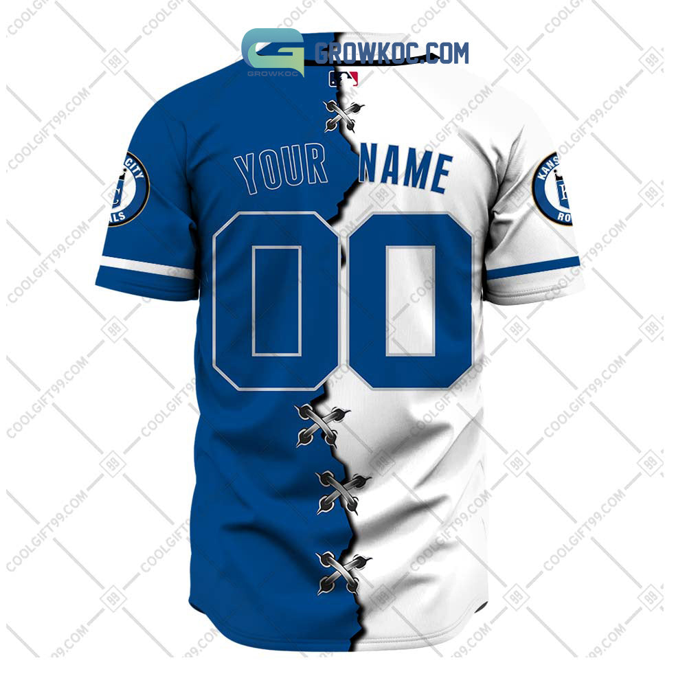 Kansas City Royals MLB Personalized Mix Baseball Jersey