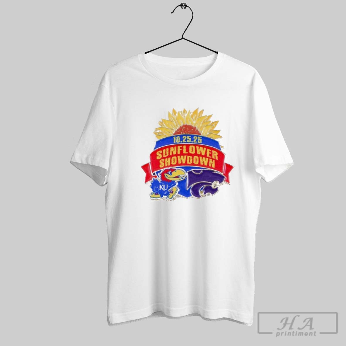 Kansas Jayhawks Vs K State Wildcats 2025 Game Day Sunflower Showdown T-Shirts, Hoodie, Sweatshirt | InkRitualCo.com