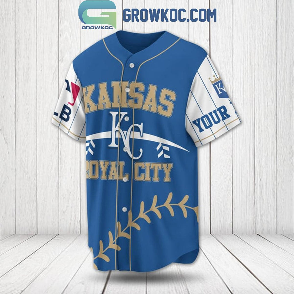 Kansas Royals City 2024 Baseball Fan Love Personalized Baseball Jersey