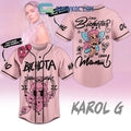 Karol G Bichota Las Bichotas Mami Personalized Baseball Jersey