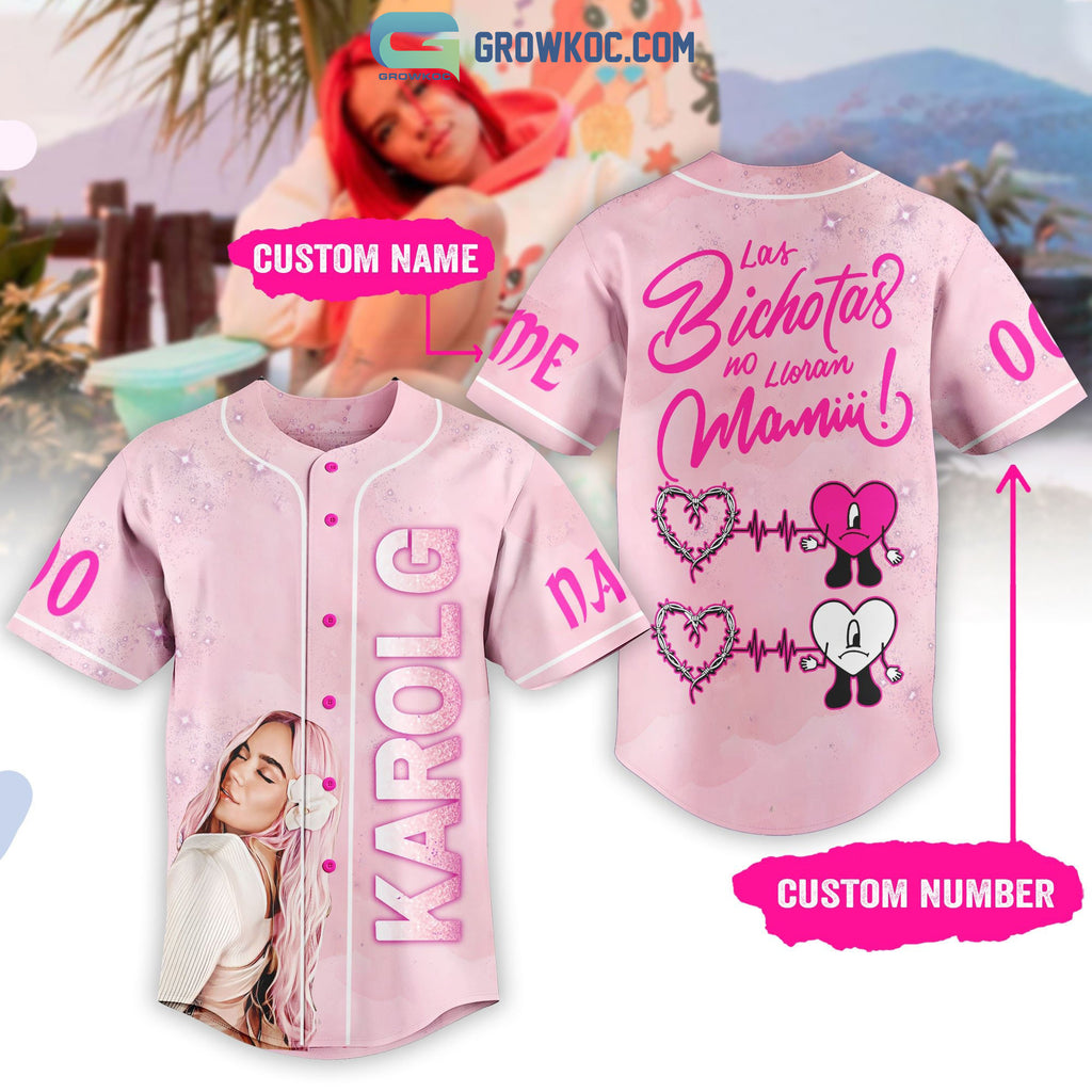 Karol G Las Bichotas Personalized Baseball Jersey