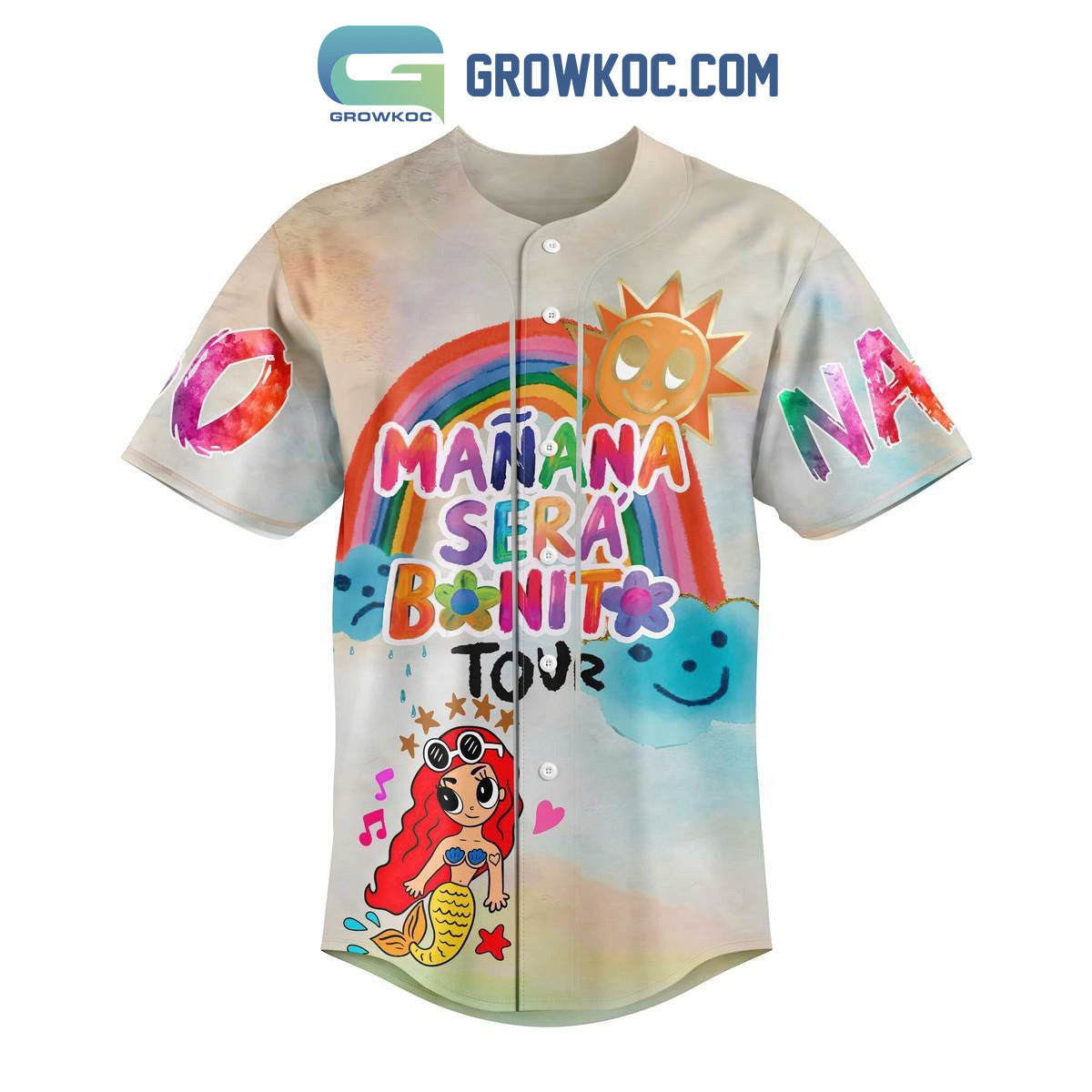 Karol G Ma?ana Ser? Bonito Tour Personalized Baseball Jersey