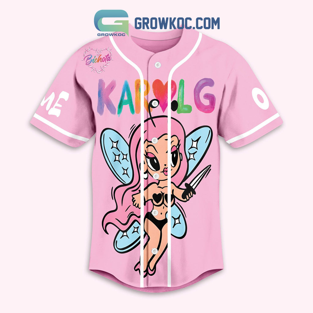 Karol G Manana Sera Bonito Personalized Baseball Jersey Pink Version