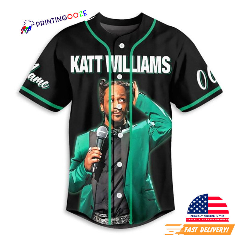 Katt Williams I Think Pimp Therefore I Am Custom Baseball Jersey