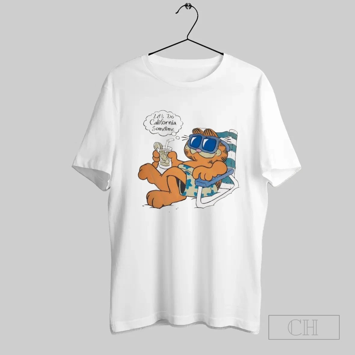 Kbzzu0gp Lets Do California Sometime Orange Cat Beach T-Shirts, Hoodie, Sweatshirt | InkRitualCo.com