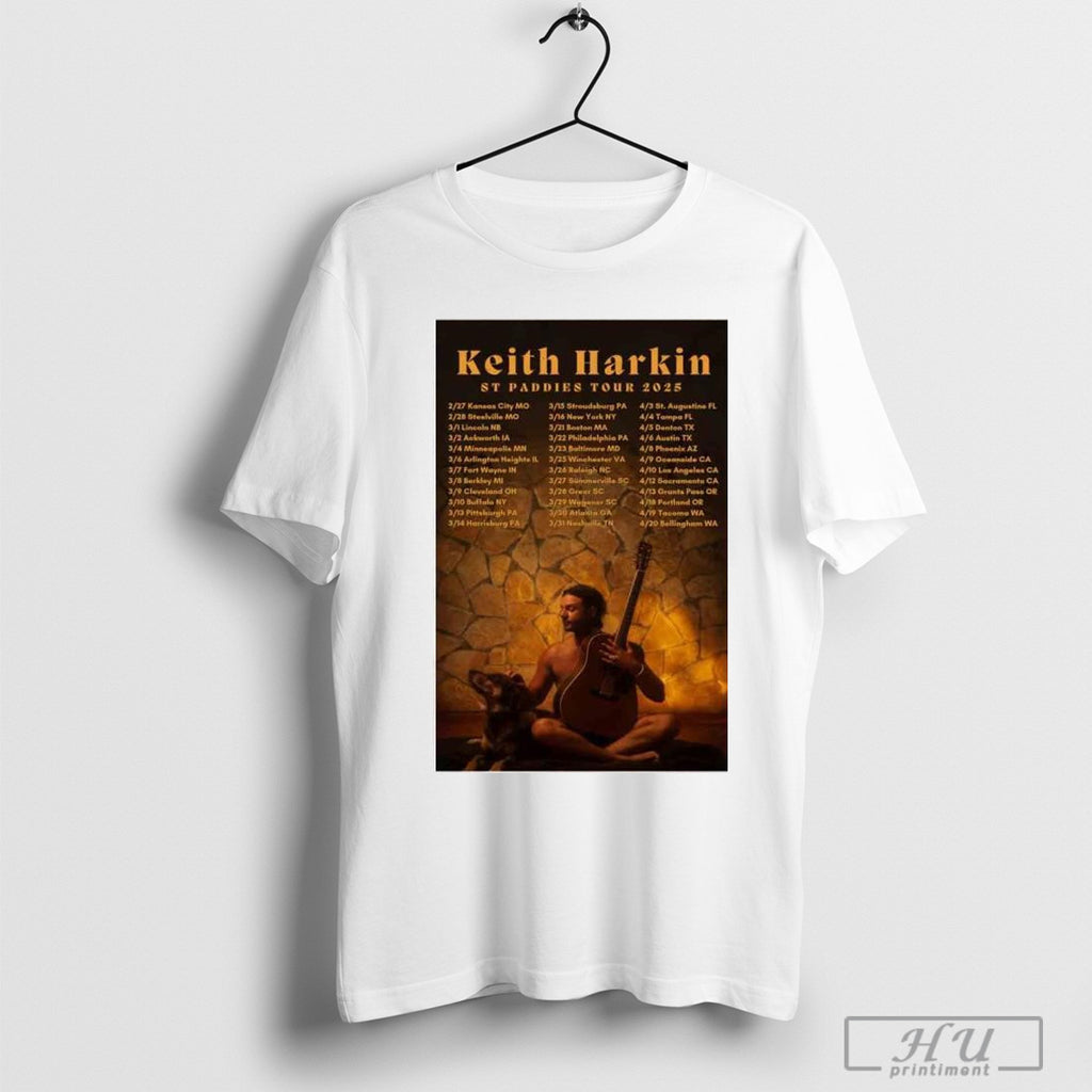 Keith Harkin St Paddies Tour 2025 Poster T-Shirts, Hoodie, Sweatshirt | InkRitualCo.com