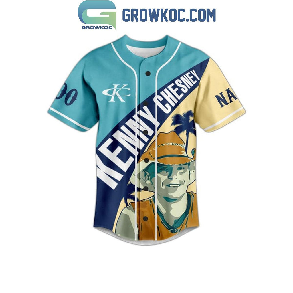 Kenny Chesney Somewhere With You Personalized Baseball Jersey