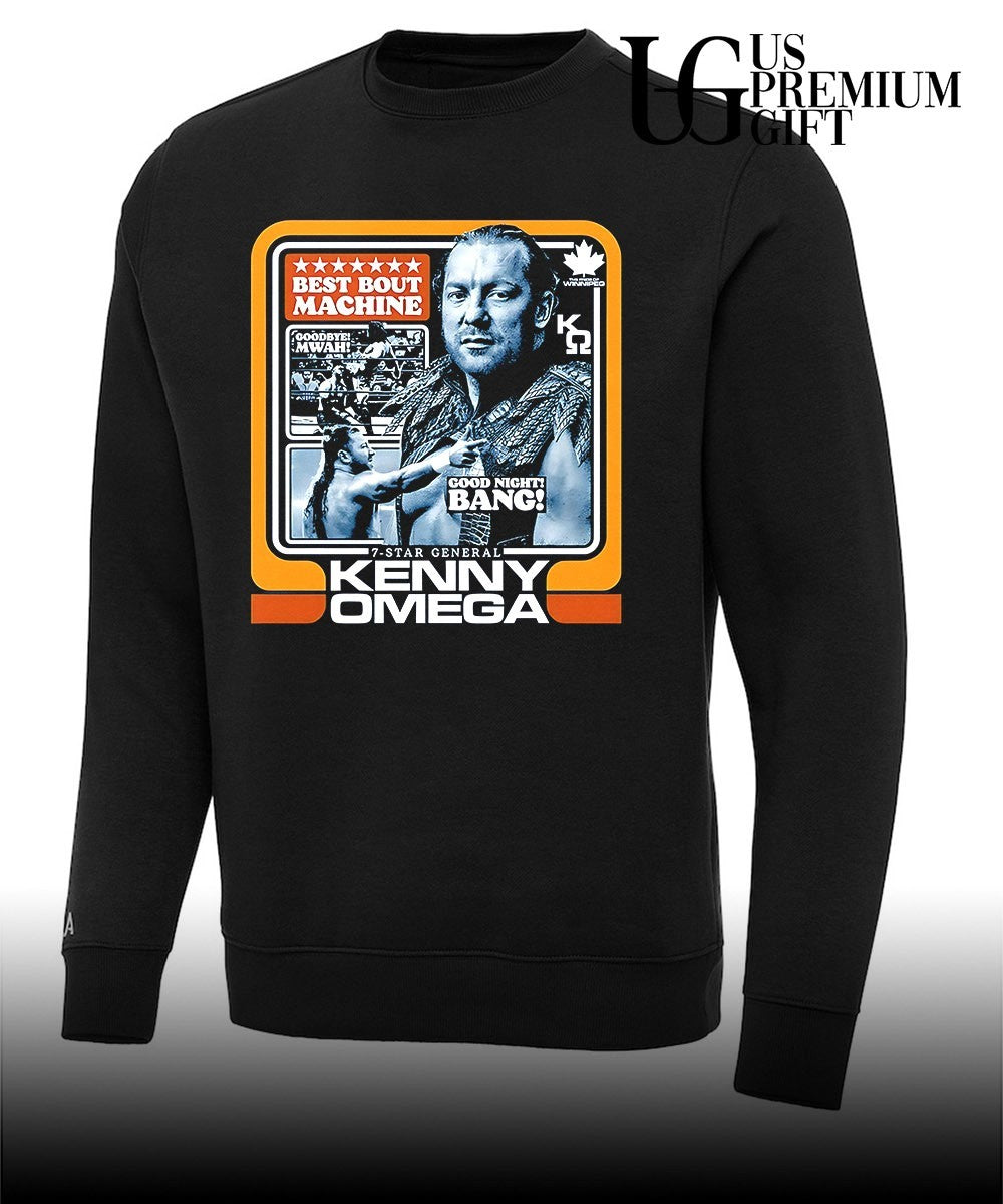Kenny Omega AEW Wrestling Best Bout Machine 7-Star General Goodbye Mwah Bang shirt