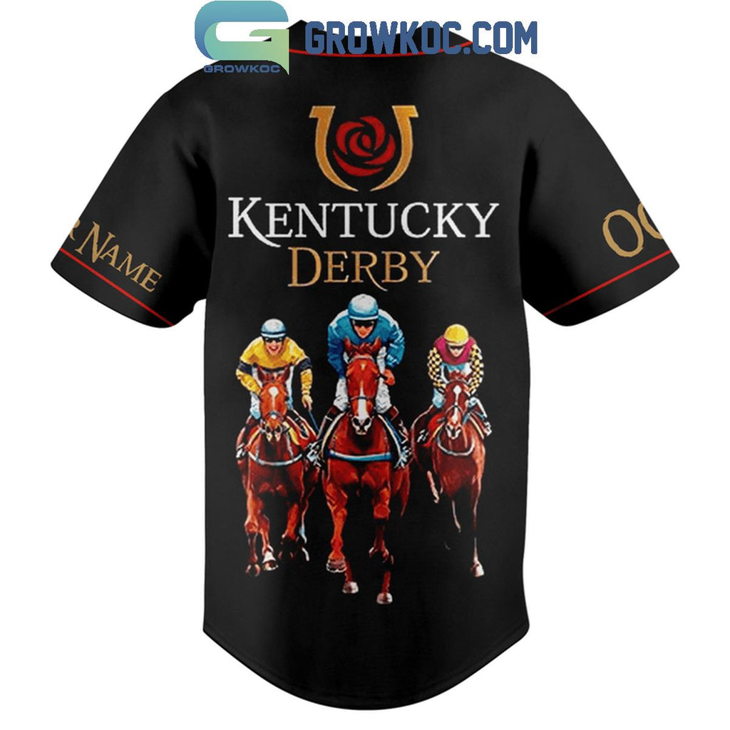 Kentucky Derby 150 Years Of Anniversary Personalized Baseball Jersey