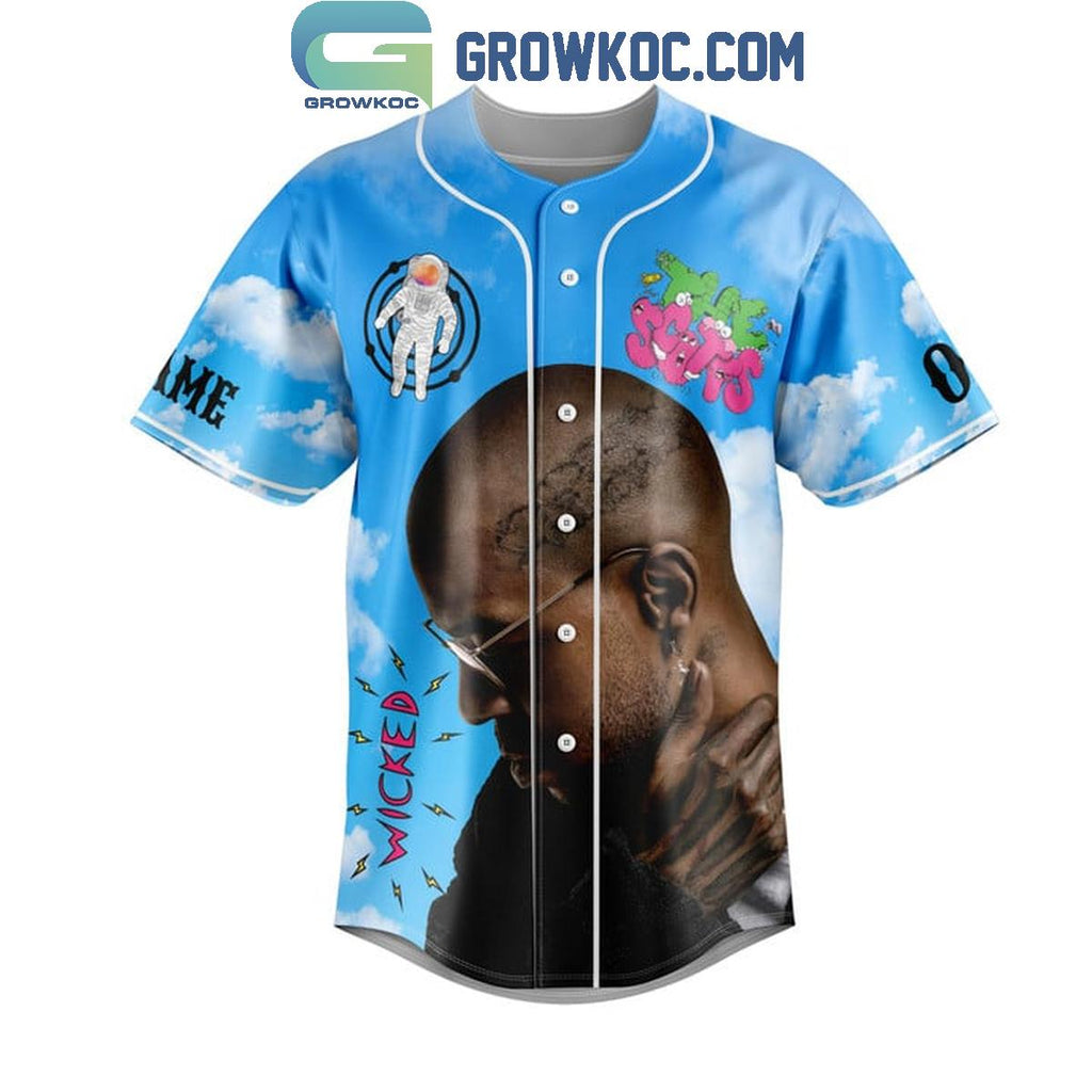 Kid Cudi Insano Tour Forget About It All Personalized Baseball Jersey