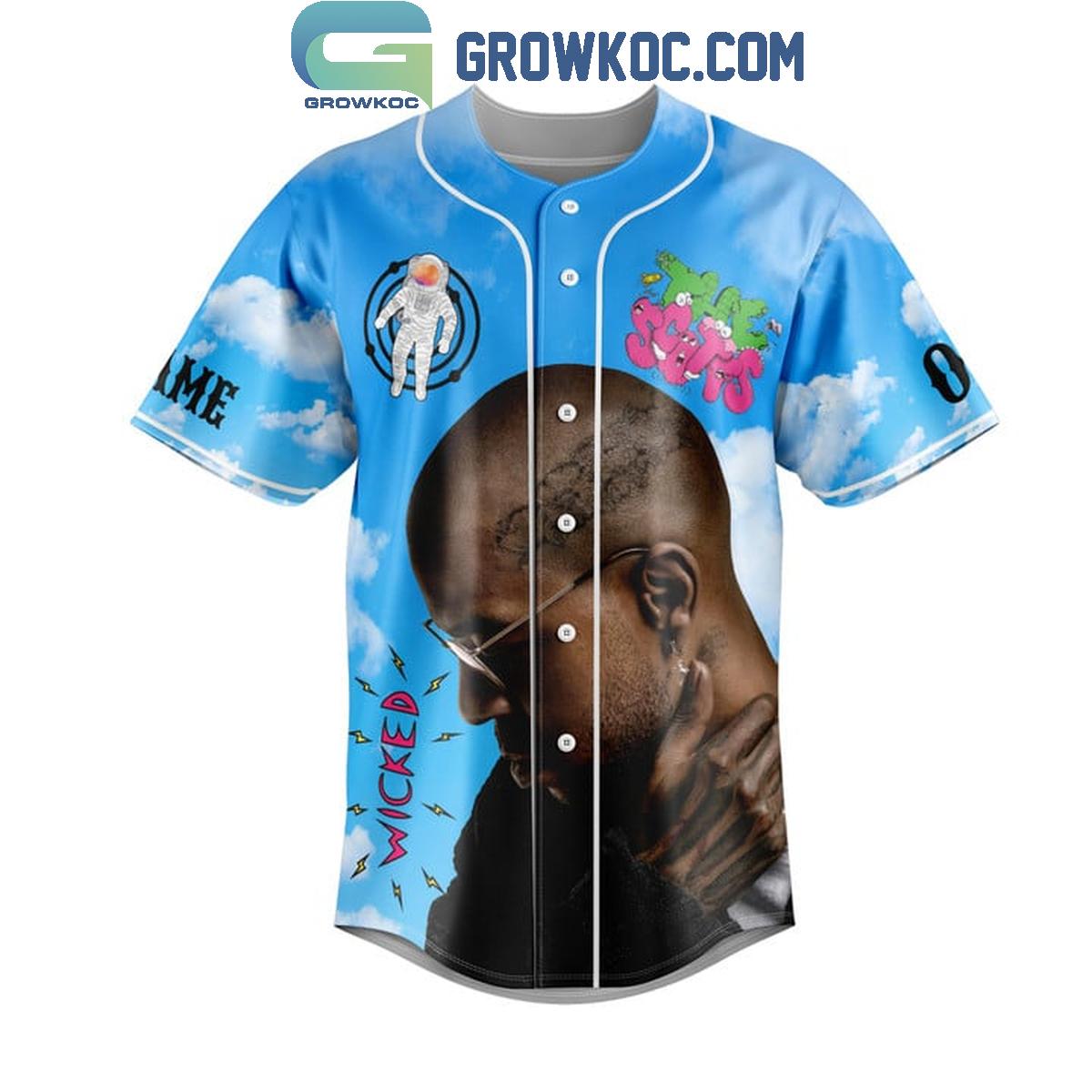 Kid Cudi Insano Tour Forget About It All Personalized Baseball Jersey