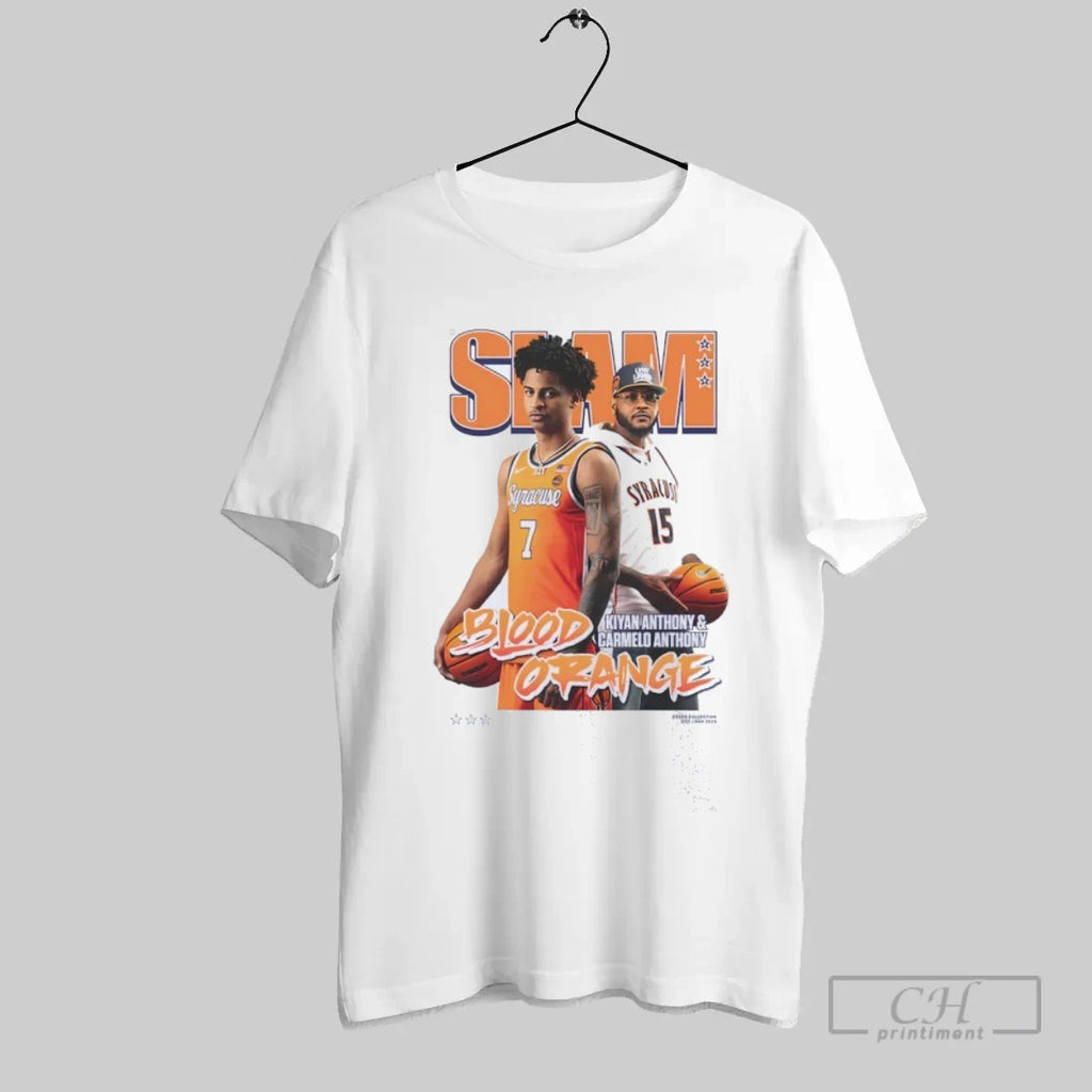 Kiyan And Carmelo Anthony Slam Cover 258 T-Shirts, Hoodie, Sweatshirt | InkRitualCo.com