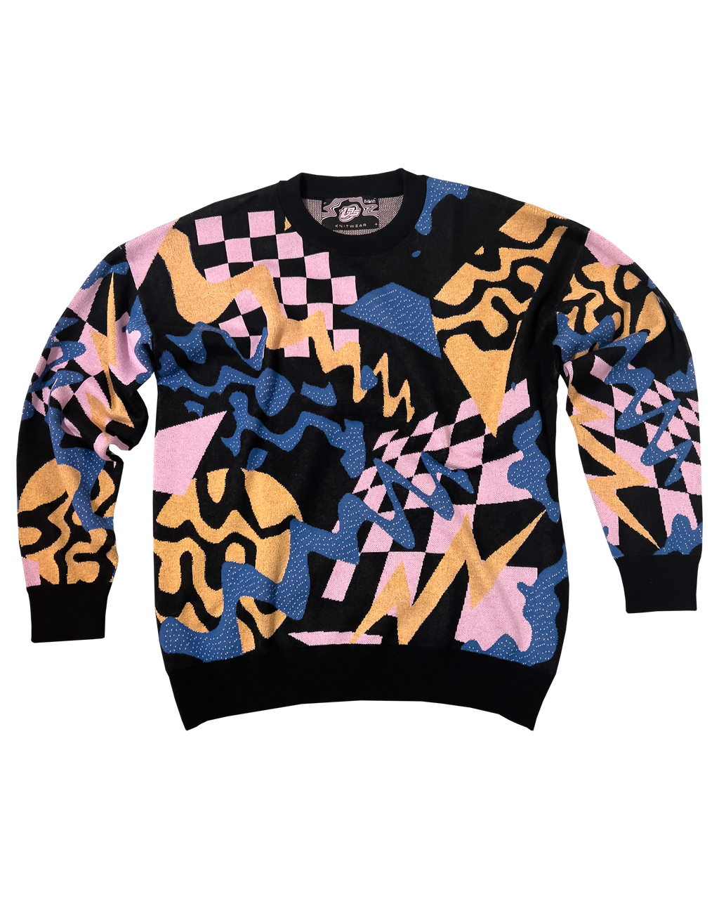 Into The Abstract Knit Sweatshirt