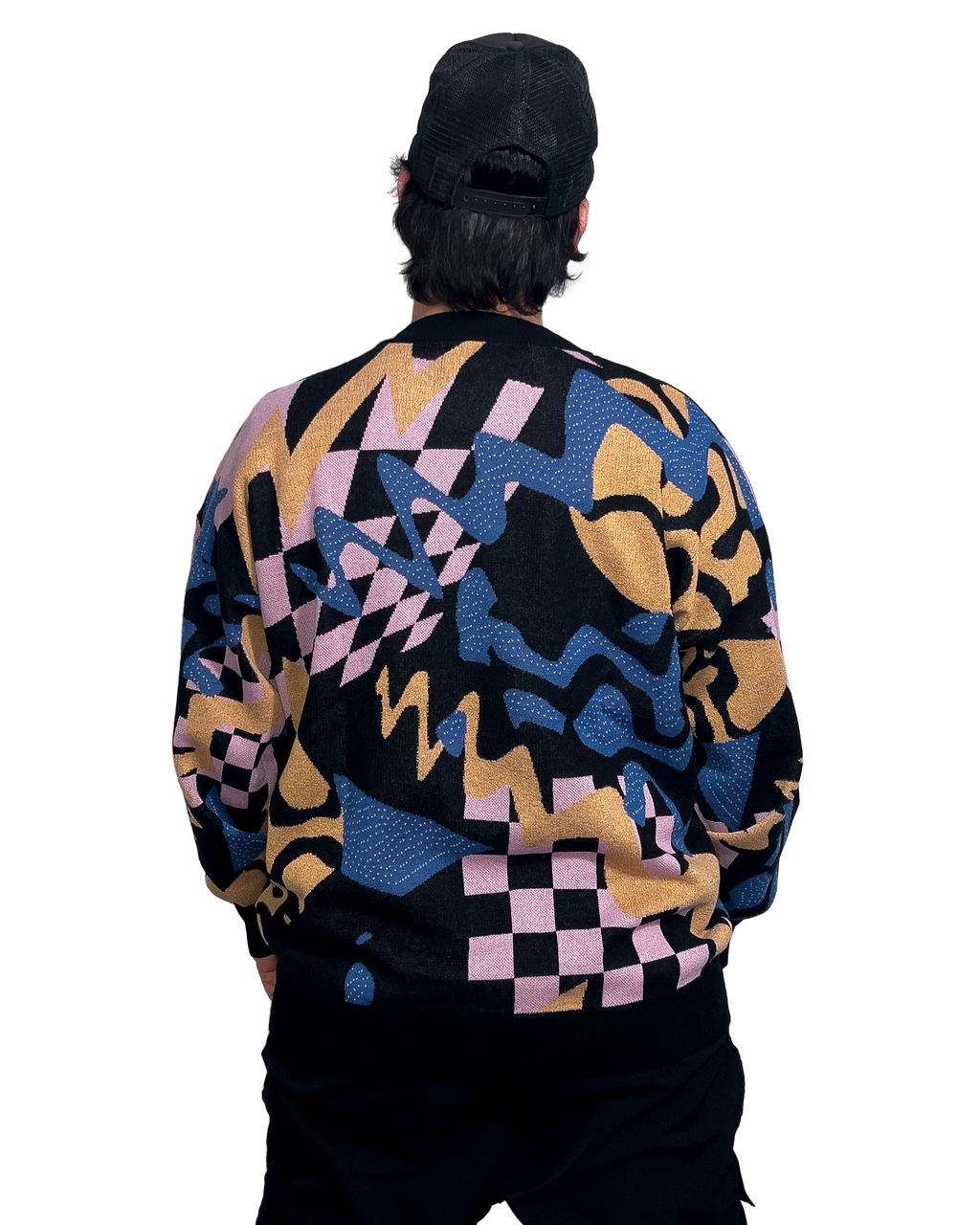 Into The Abstract Knit Sweatshirt