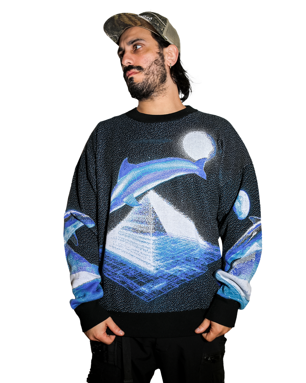 Apex Aesthetic Knit Sweatshirt
