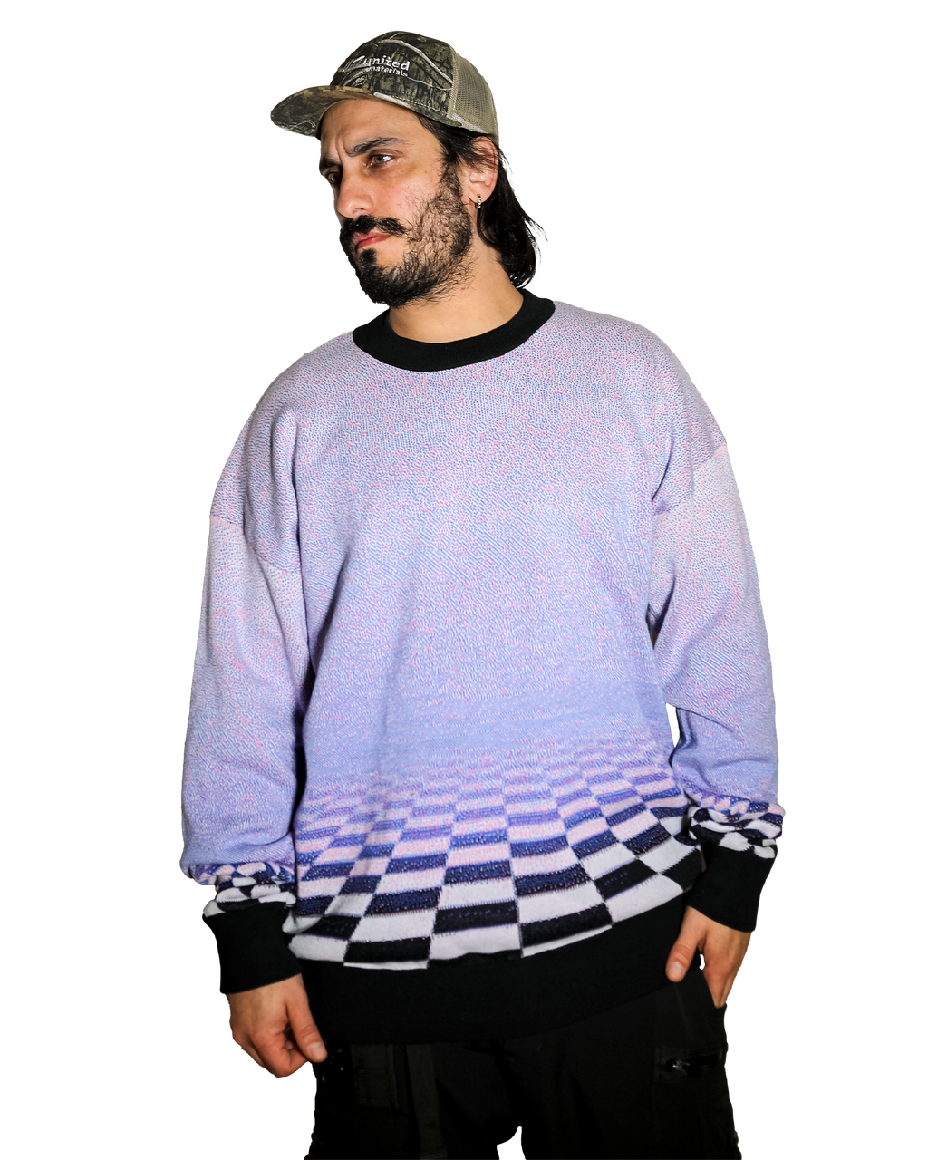 On The Plane Knit Sweatshirt