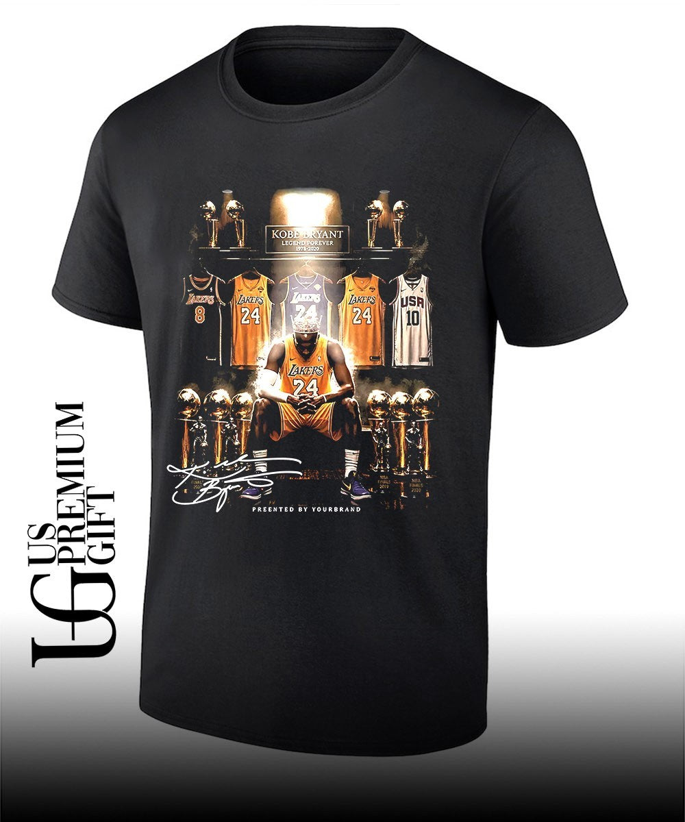Kobe Bryant Los Angeles Lakers NBA Legend Forever 1978-2020 USA 10 shirt