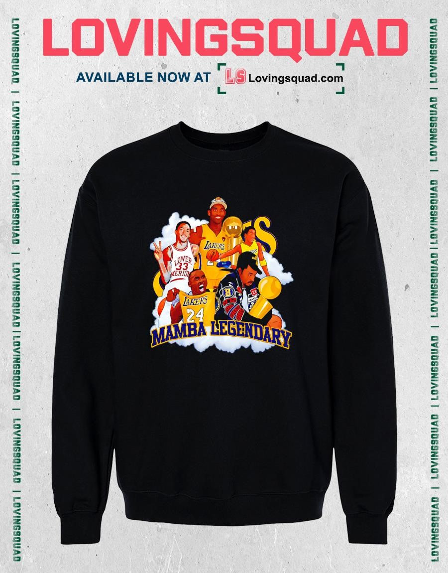 Kobe Bryant Mamba Legendary Lakers Collage T-shirt