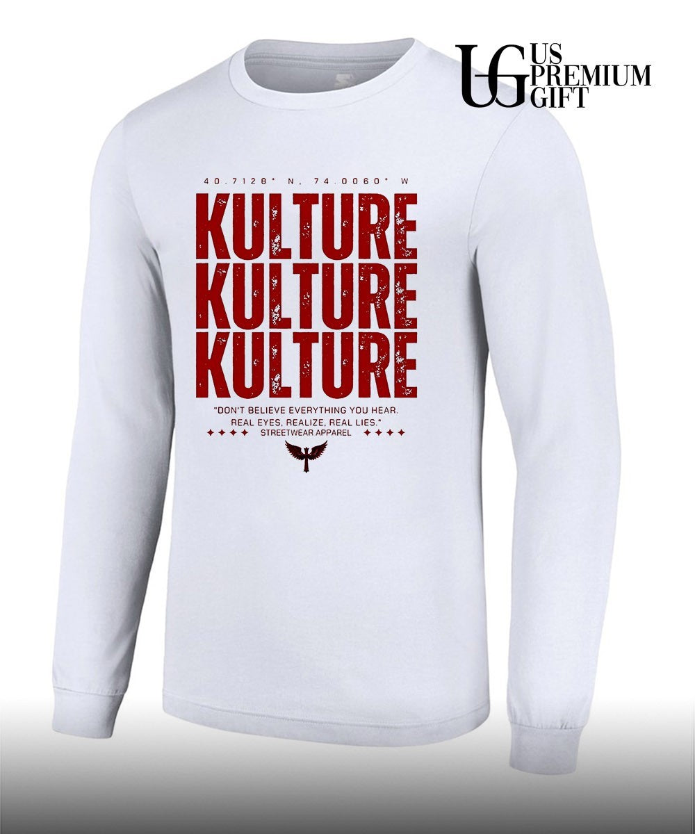Kulture don’t believe everything you hear real eyes shirt