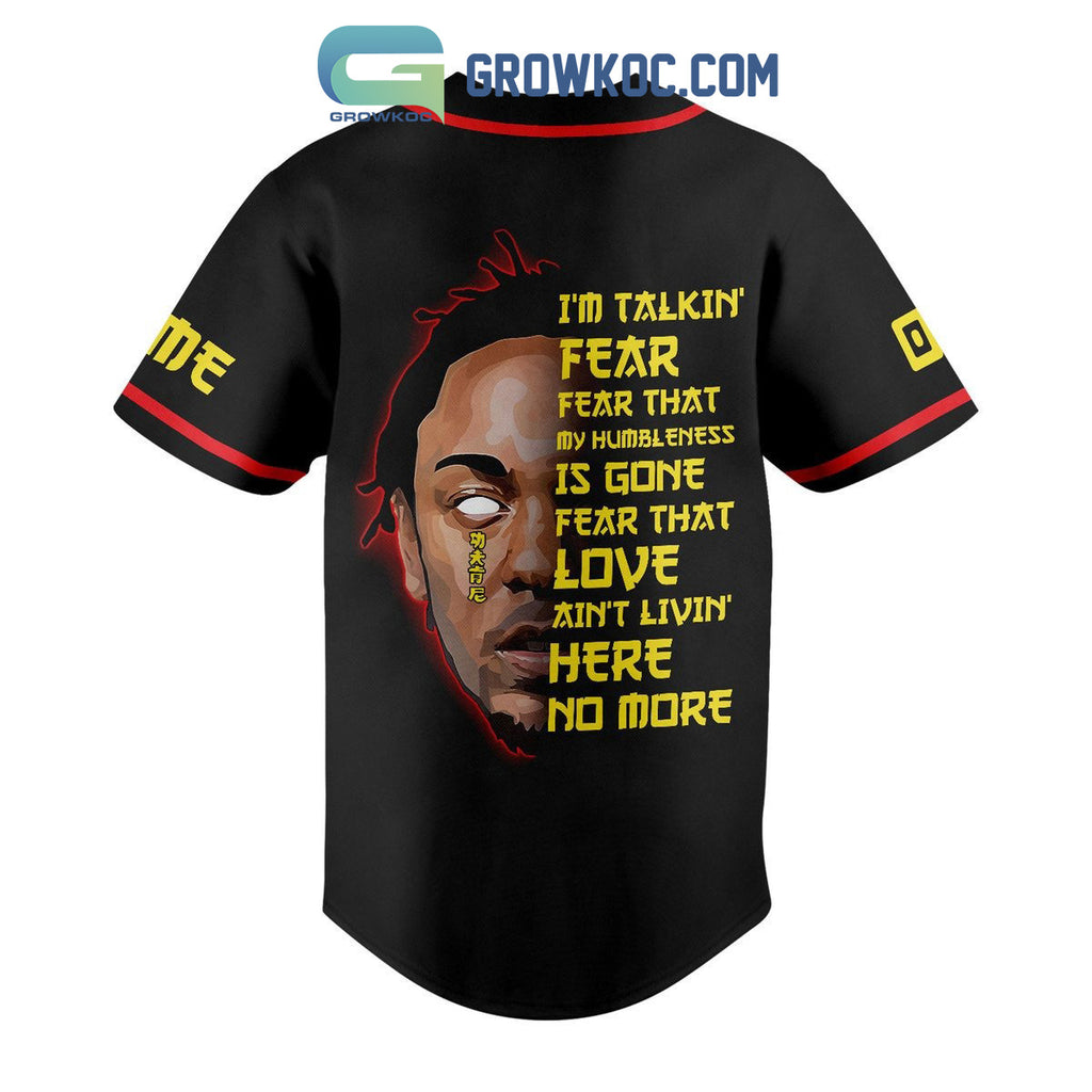 Kung Fu Kenny Personalized Baseball Jersey