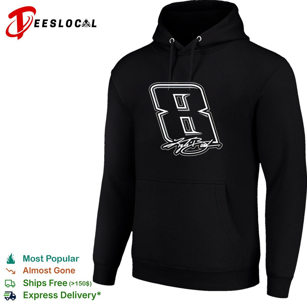 Kyle Busch Black No 8 signature shirt
