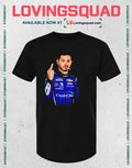 Kyle Larson Smoking Middle Finger T-shirt