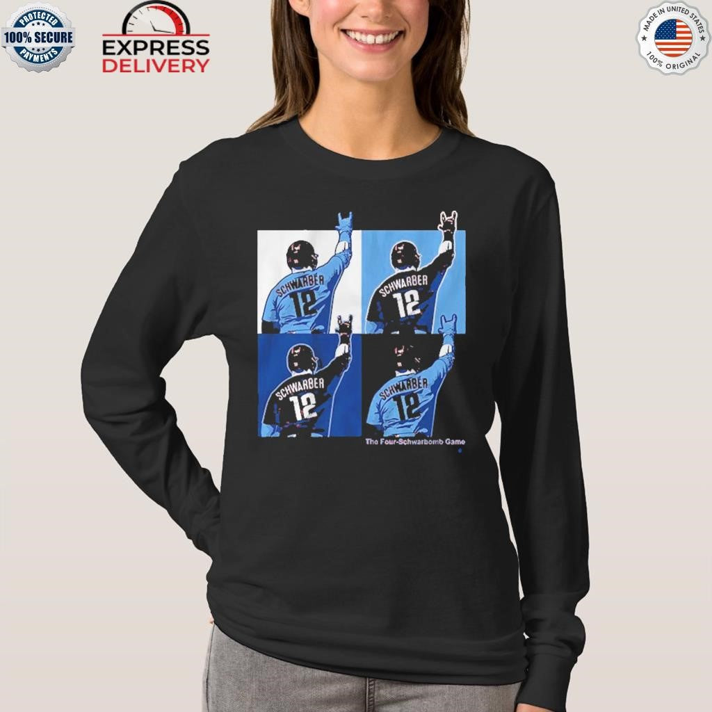 Kyle Schwarber The Four-Schwarbomb Game Shirt