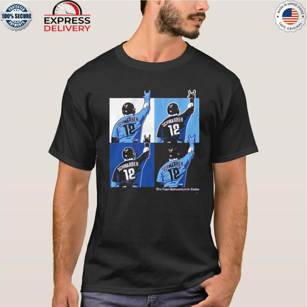 Kyle Schwarber The Four-Schwarbomb Game Shirt