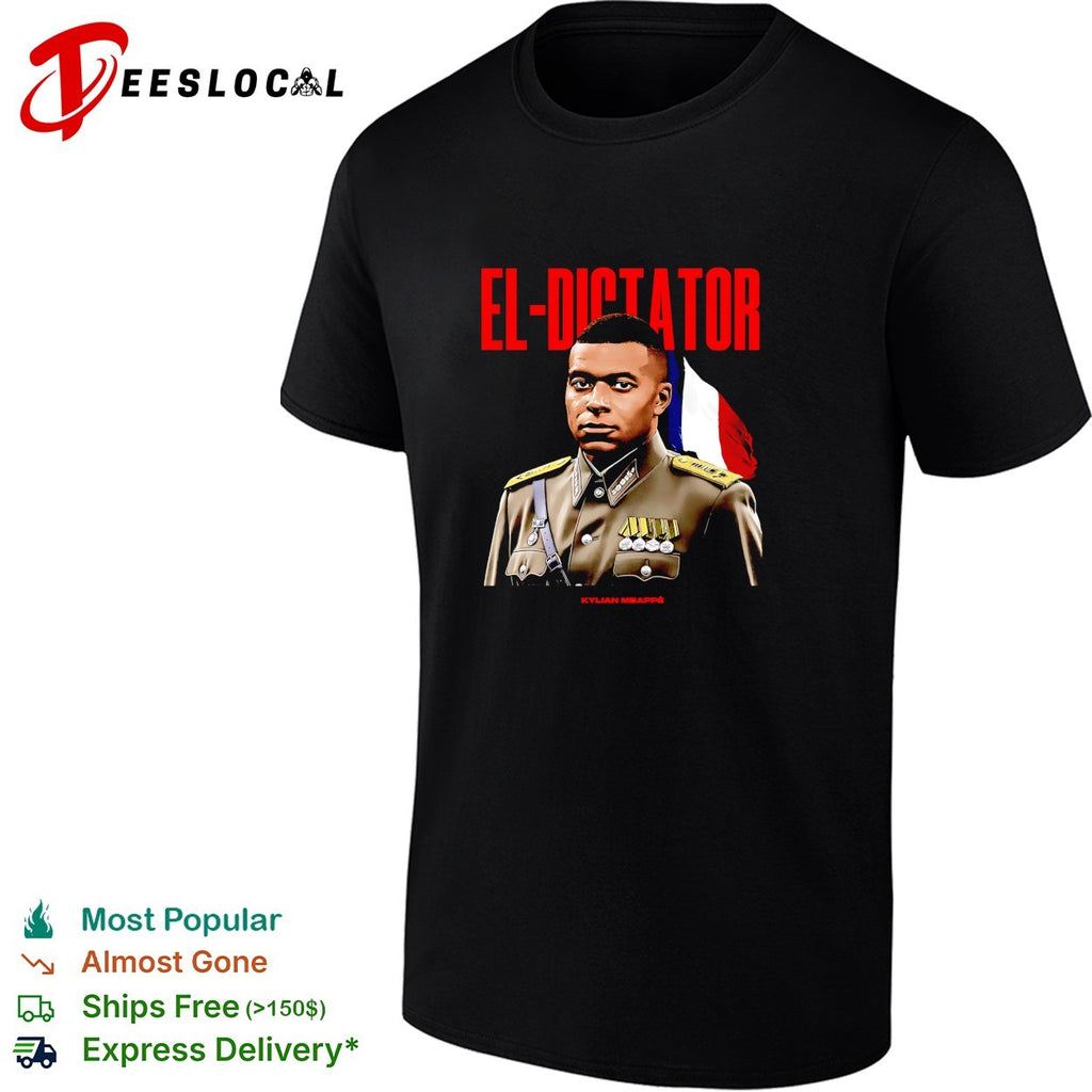 Kylian Mbappe x El Dictator military France shirt