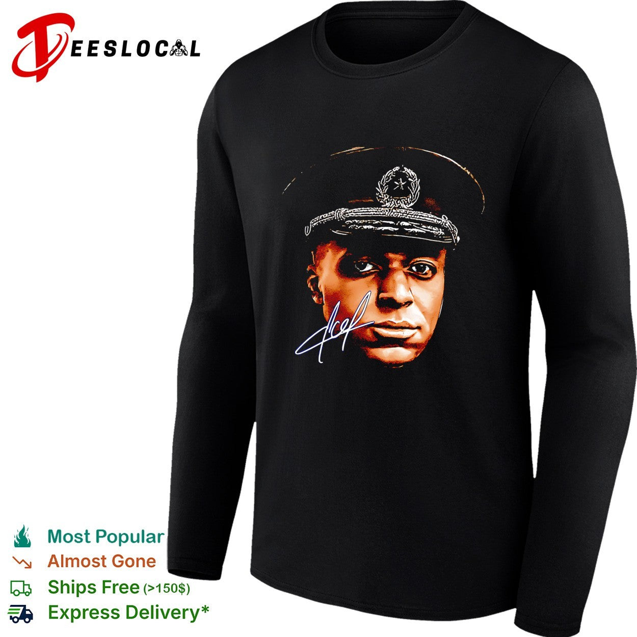 Kylian Mbappe x El Dictator military portrait shirt