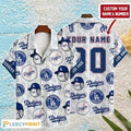 LA Dodgers Hawaiian Shirt MLB Custom Summer Trendy