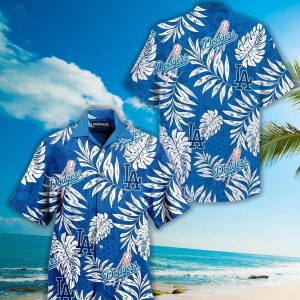 LA Dodgers Hawaiian Shirt Summer Beach Gift For Baseball Fans